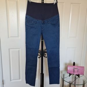 Ripe Denim Maternity M Waist Navy Blue 